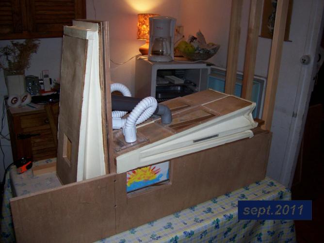 Le soufflet en construction